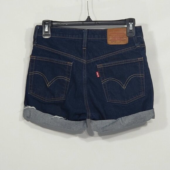 Levis 501  Button Fly Denim Cutoff Shorts  Women's Size 26" - Picture 3 of 4